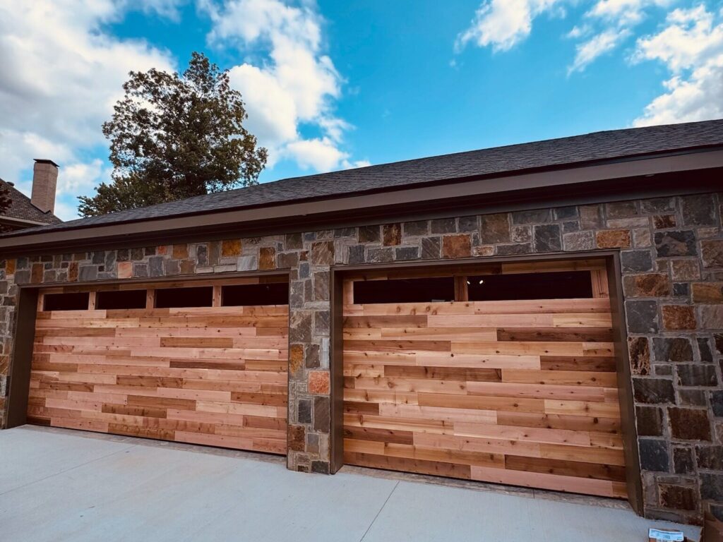 custom garage door design near Conway, AR